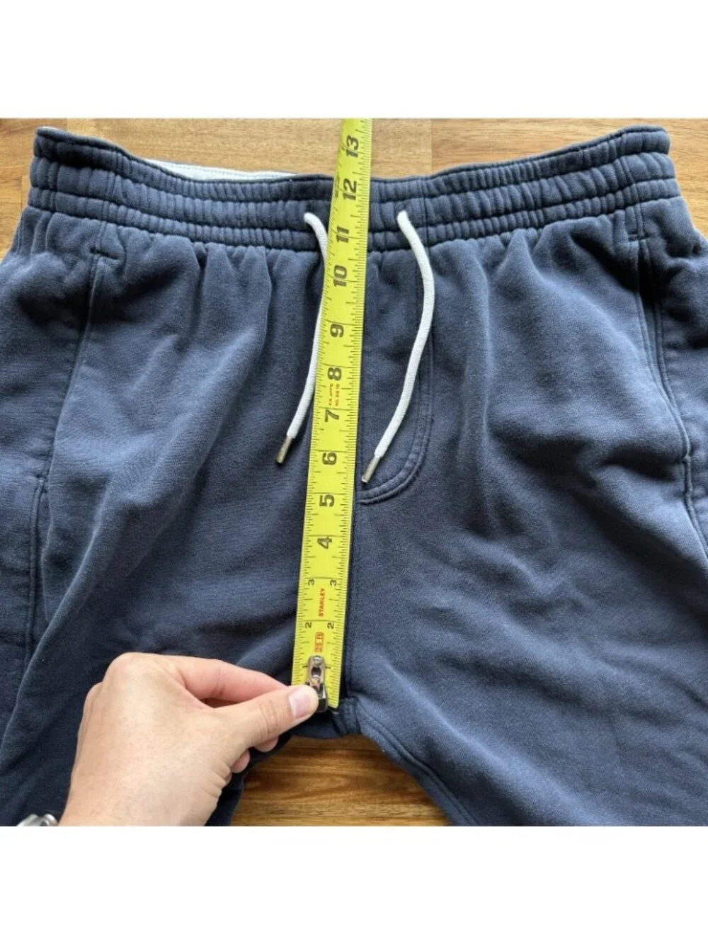 Abercrombie Fitch Sweatpants Men’s Sz M Navy Joggers Fleece Cotton‎ Athleisure